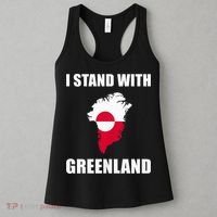 I Stand With Greenland Shirt For Greenland Lovers Greenland  Women's Tank Top thumb 3