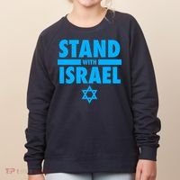 I Stand With Israel Pray For Israel Women's Sweatshirt thumb 0