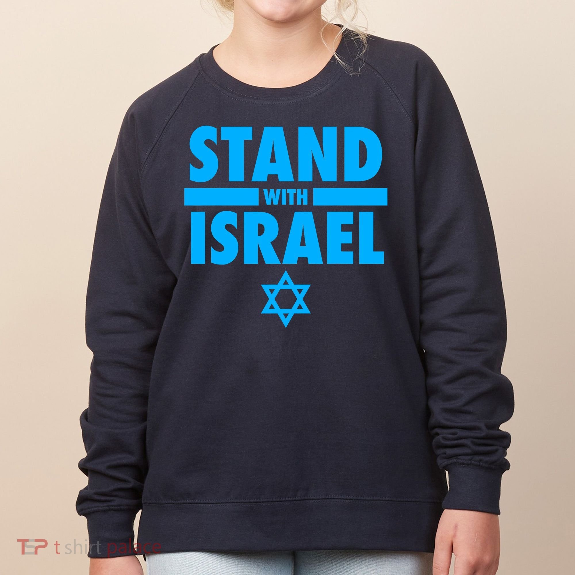 I Stand With Israel Pray For Israel Women's Sweatshirt