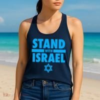 I Stand With Israel Pray For Israel Women's Tank Top thumb 2