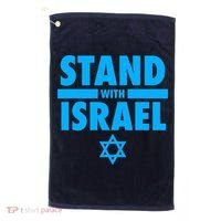 I Stand With Israel Pray For Israel Golf Towel thumb 0