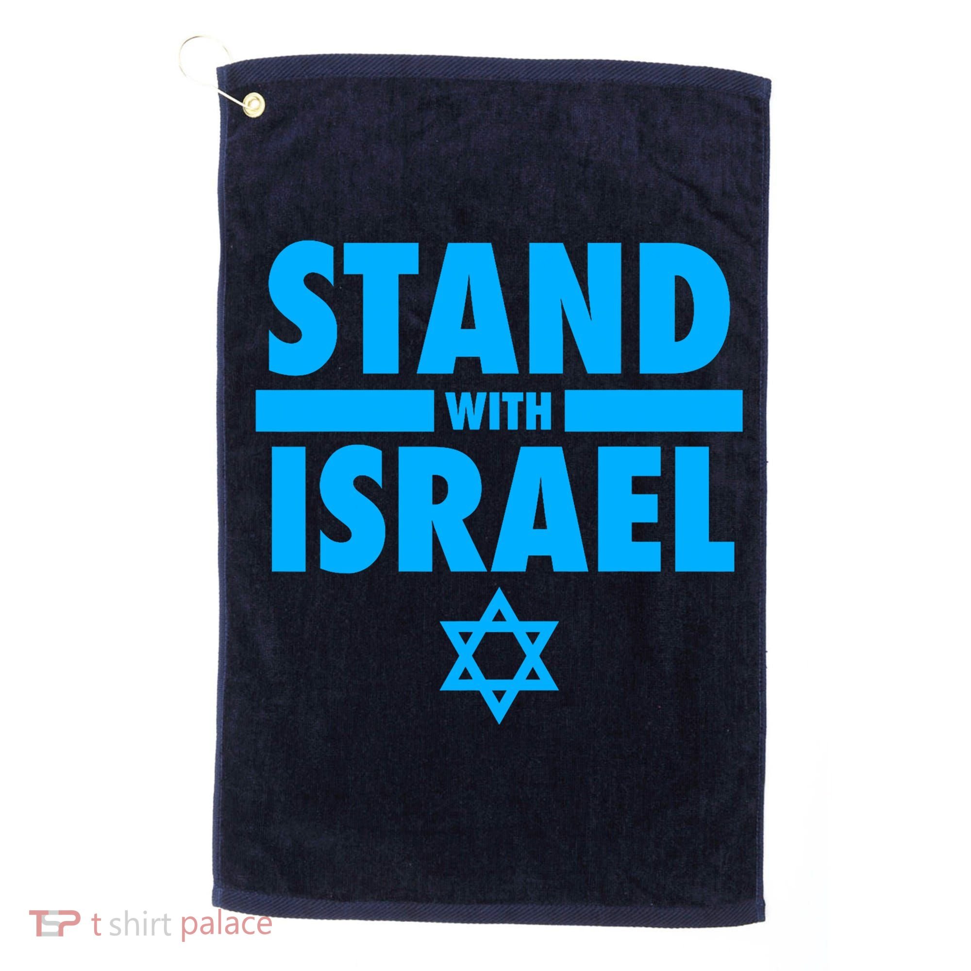 I Stand With Israel Pray For Israel Golf Towel