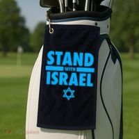 I Stand With Israel Pray For Israel Golf Towel thumb 2