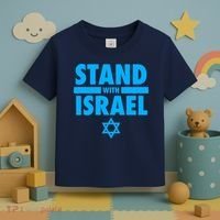 I Stand With Israel Pray For Israel Toddler T-Shirt thumb 3