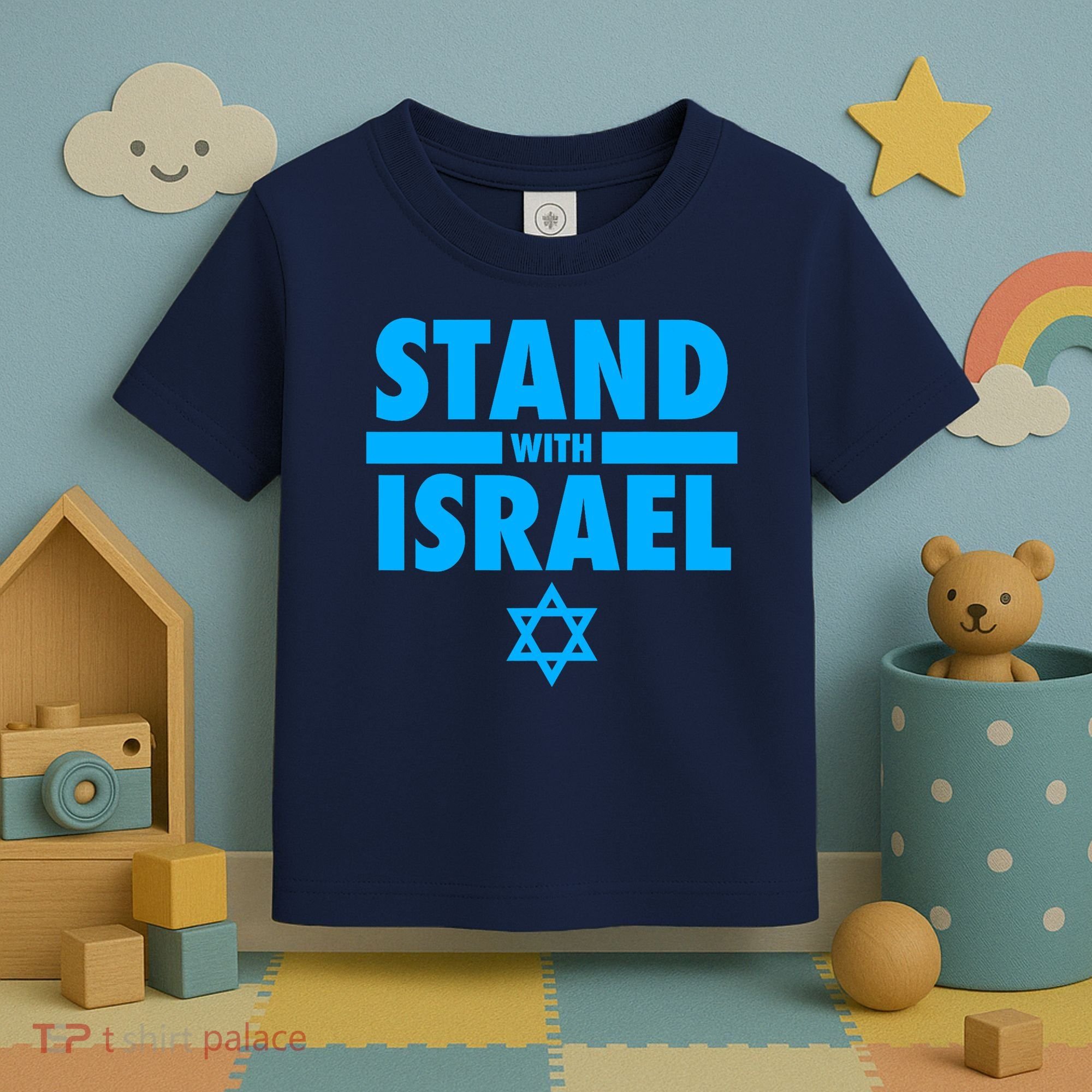 I Stand With Israel Pray For Israel Toddler T-Shirt