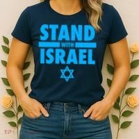 I Stand With Israel Pray For Israel Women's T-Shirt thumb 2