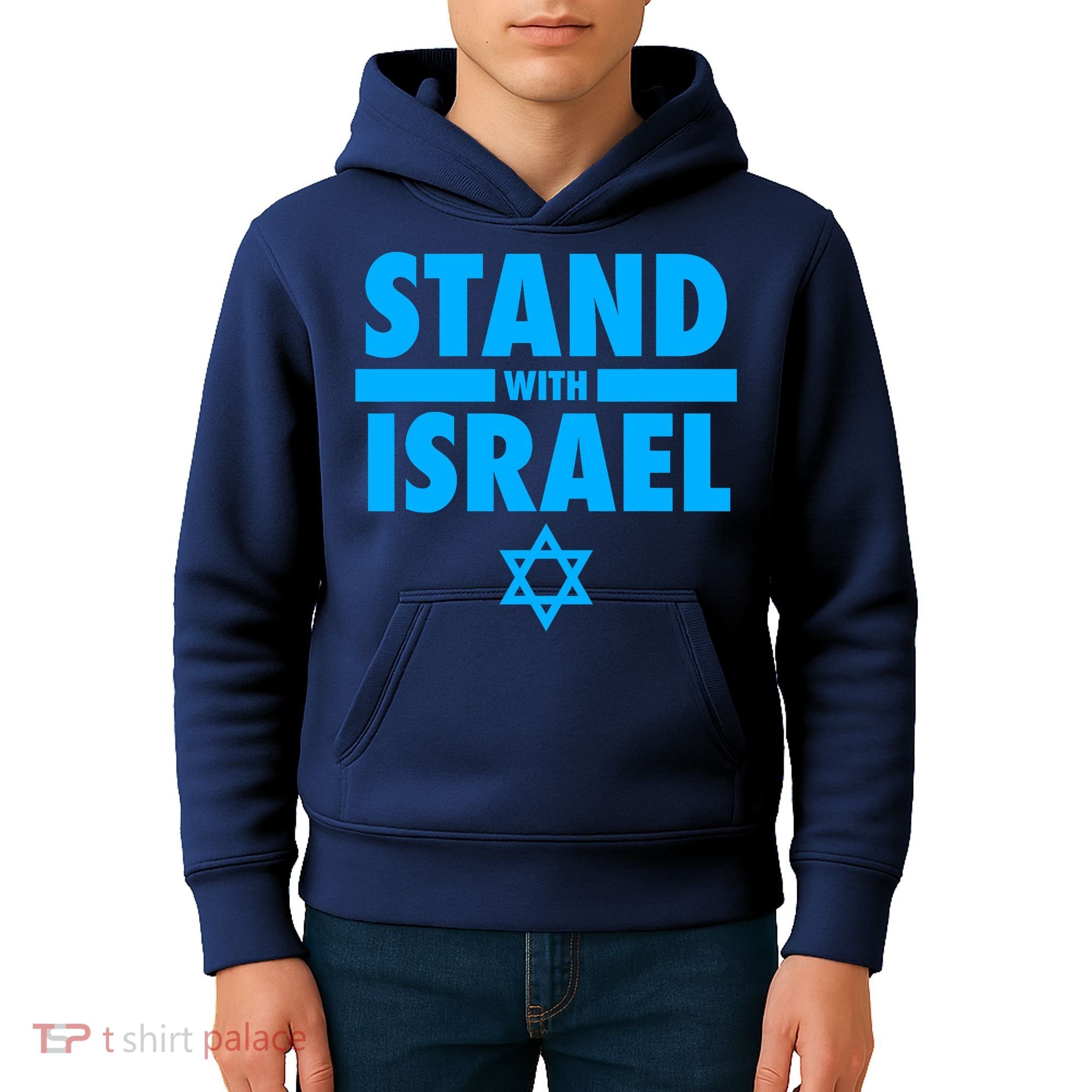 I Stand With Israel Pray For Israel Kids Hoodie