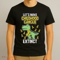 In September We Wear Gold Childhood Cancer Awareness T-Shirt thumb 3