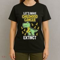 In September We Wear Gold Childhood Cancer Awareness T-Shirt thumb 4
