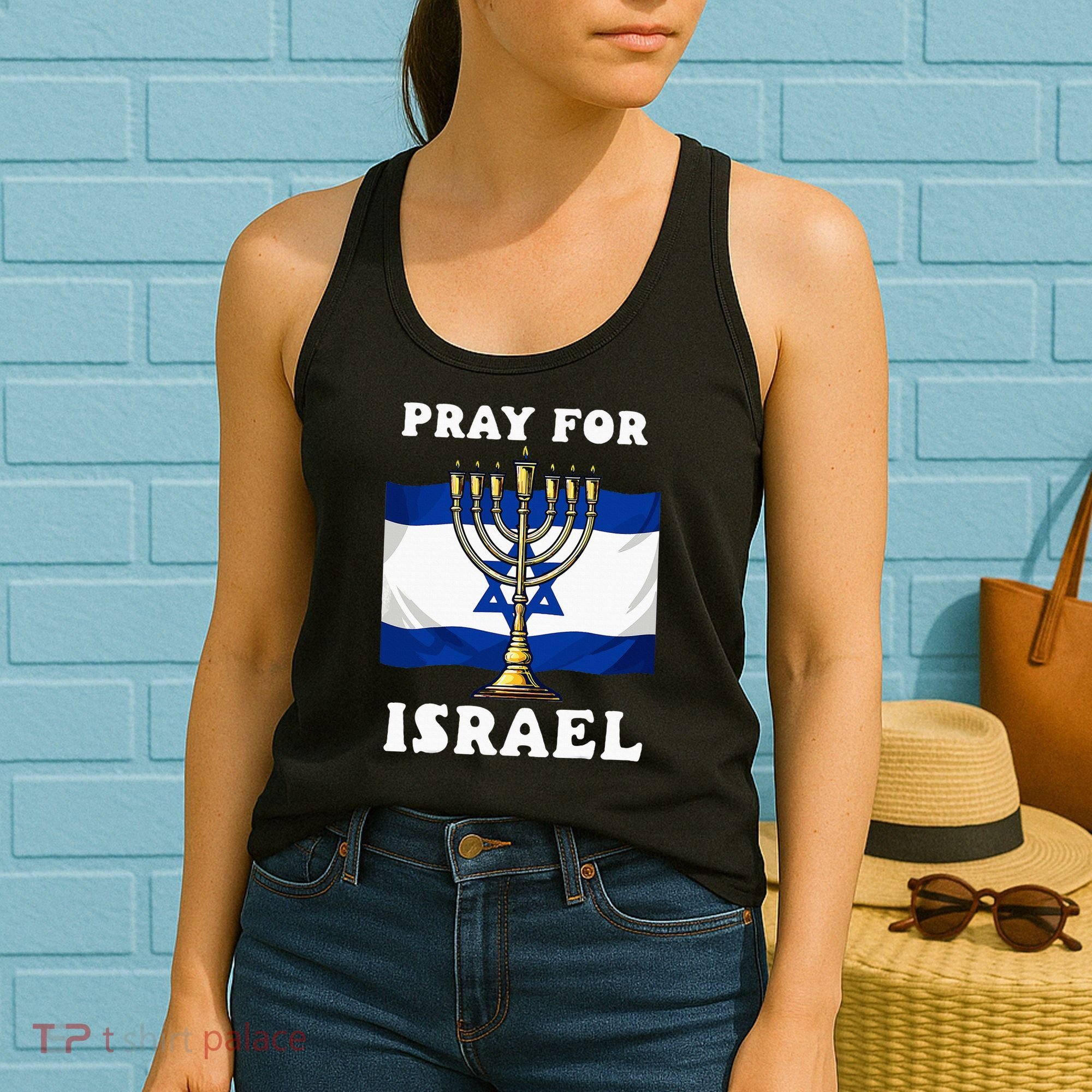 I Stand With Israel Support Israel Strong Pray For Israel Women's Tank Top