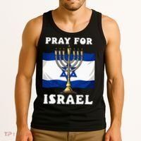 I Stand With Israel Support Israel Strong Pray For Israel Tank Top thumb 3
