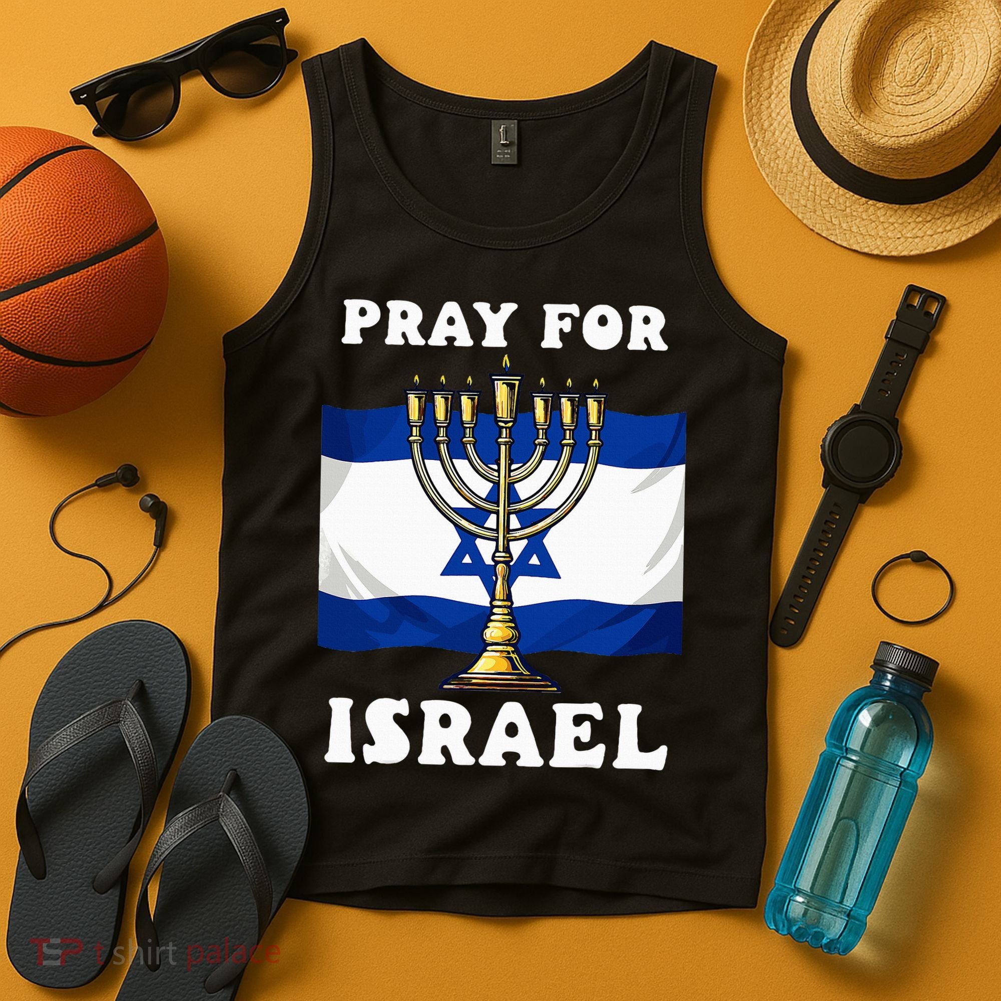 I Stand With Israel Support Israel Strong Pray For Israel Tank Top