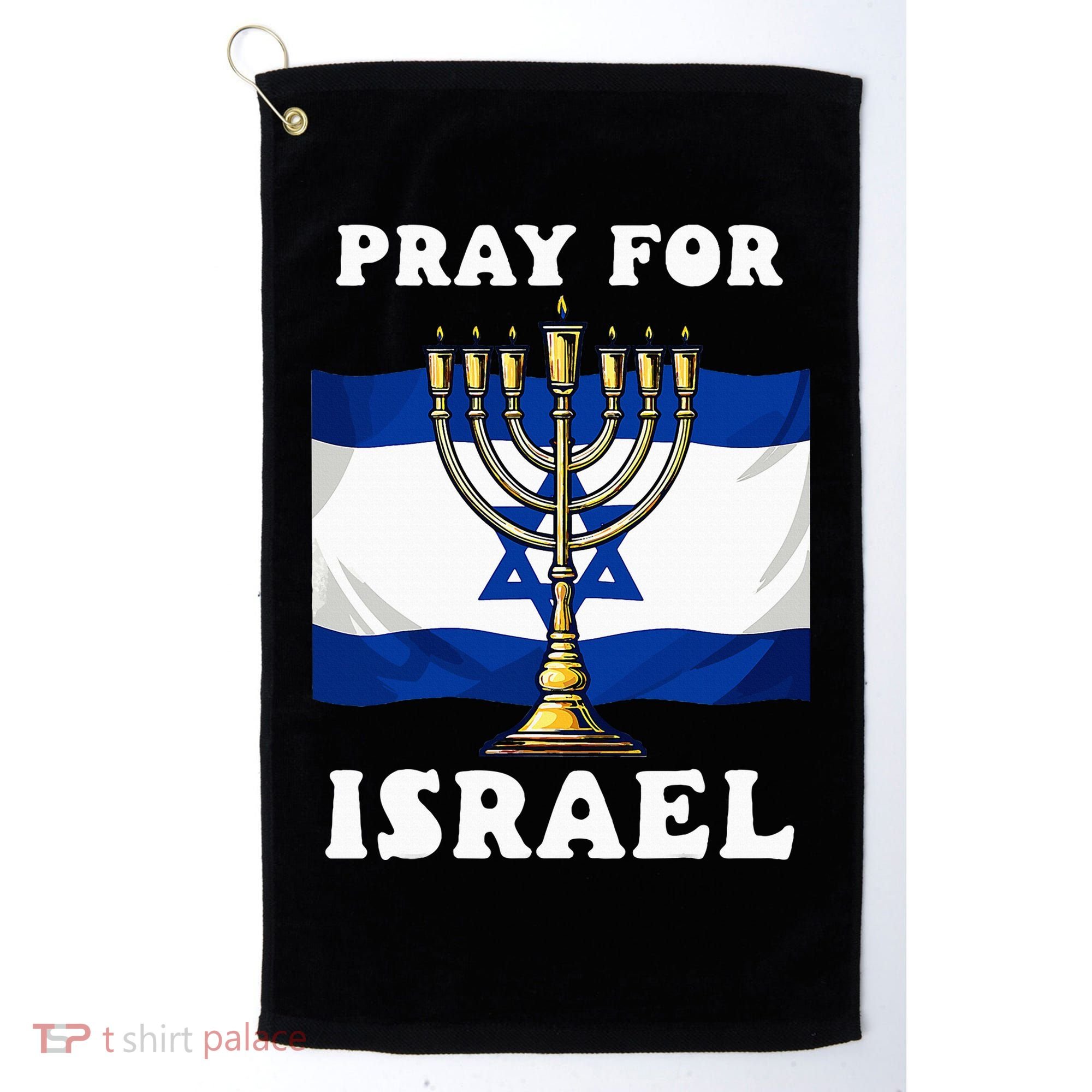 I Stand With Israel Support Israel Strong Pray For Israel Golf Towel