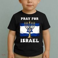 I Stand With Israel Support Israel Strong Pray For Israel Toddler T-Shirt thumb 2