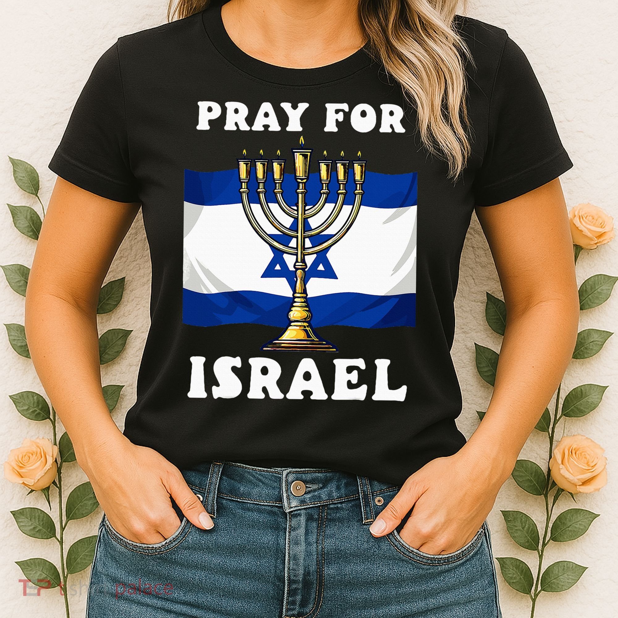 I Stand With Israel Support Israel Strong Pray For Israel Women's T-Shirt