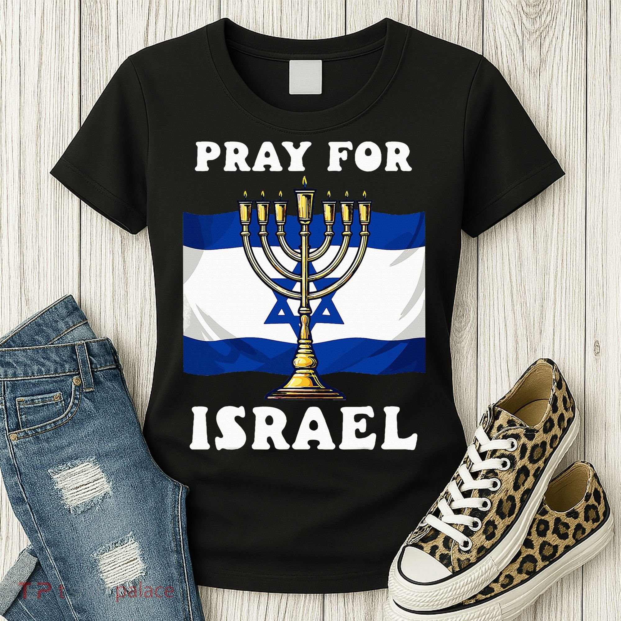 I Stand With Israel Support Israel Strong Pray For Israel Women's T-Shirt