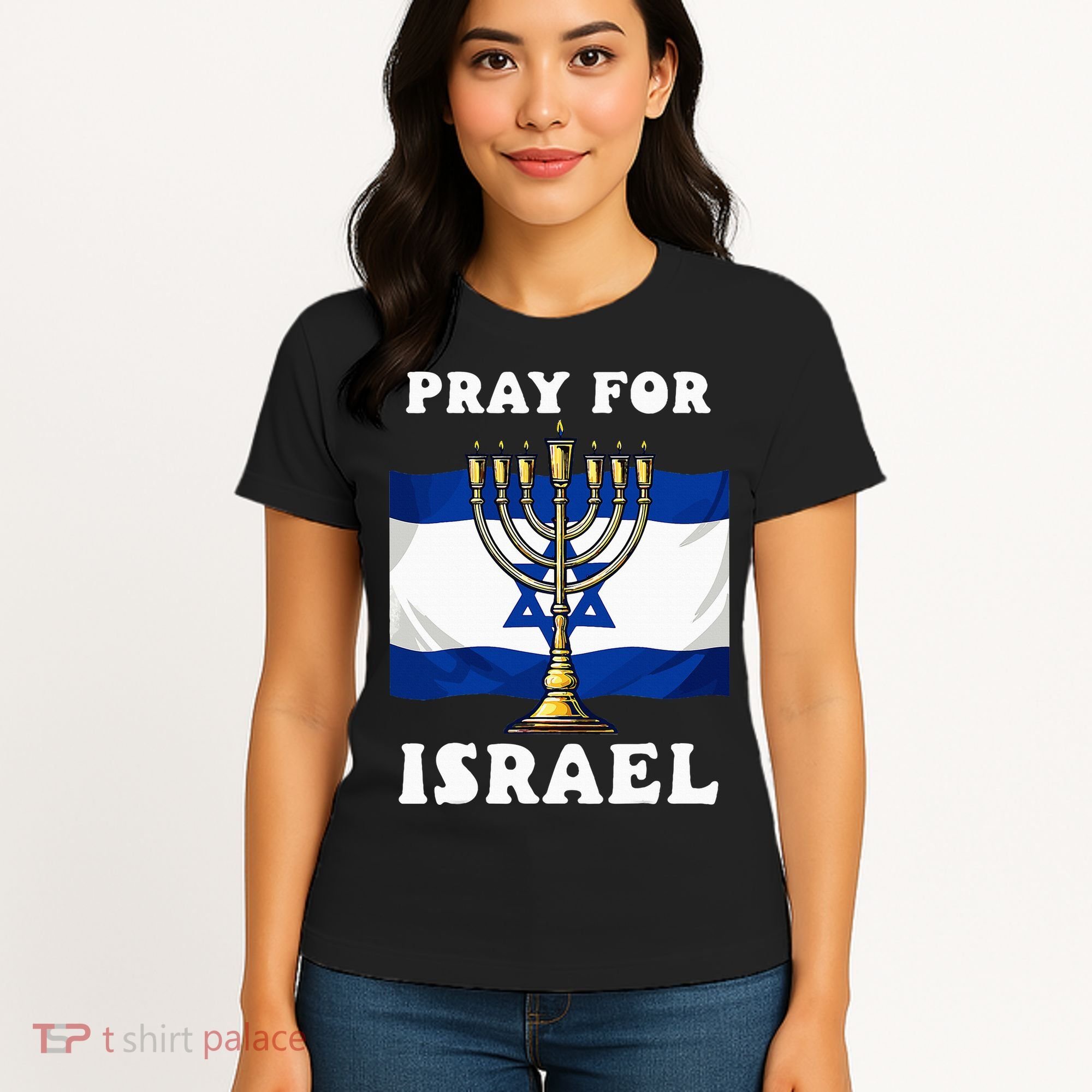 I Stand With Israel Support Israel Strong Pray For Israel Women's T-Shirt