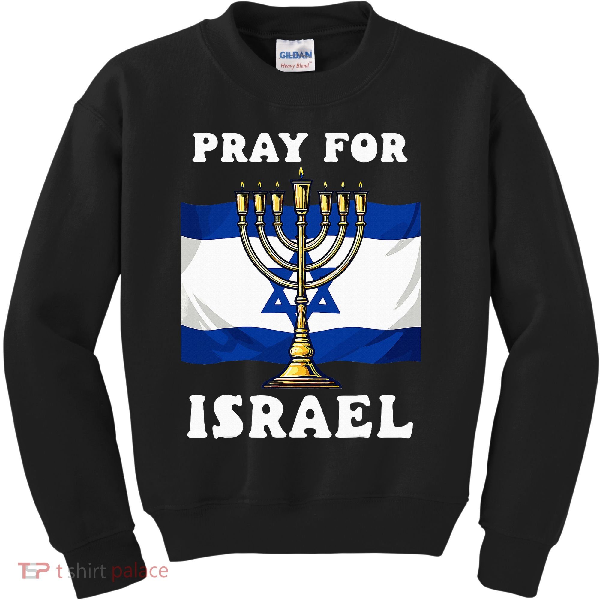 I Stand With Israel Support Israel Strong Pray For Israel Kids Sweatshirt
