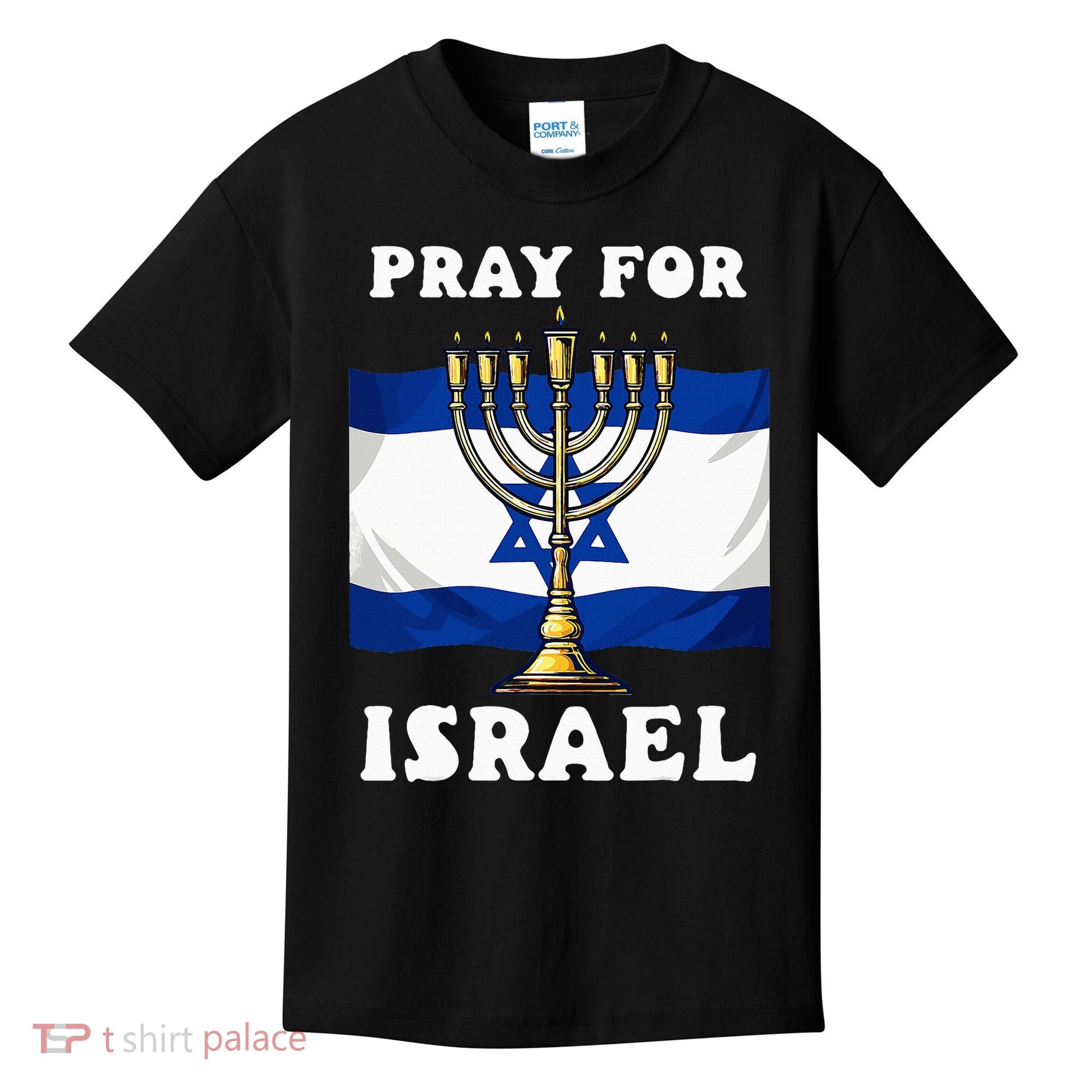 I Stand With Israel Support Israel Strong Pray For Israel Kids T-Shirt