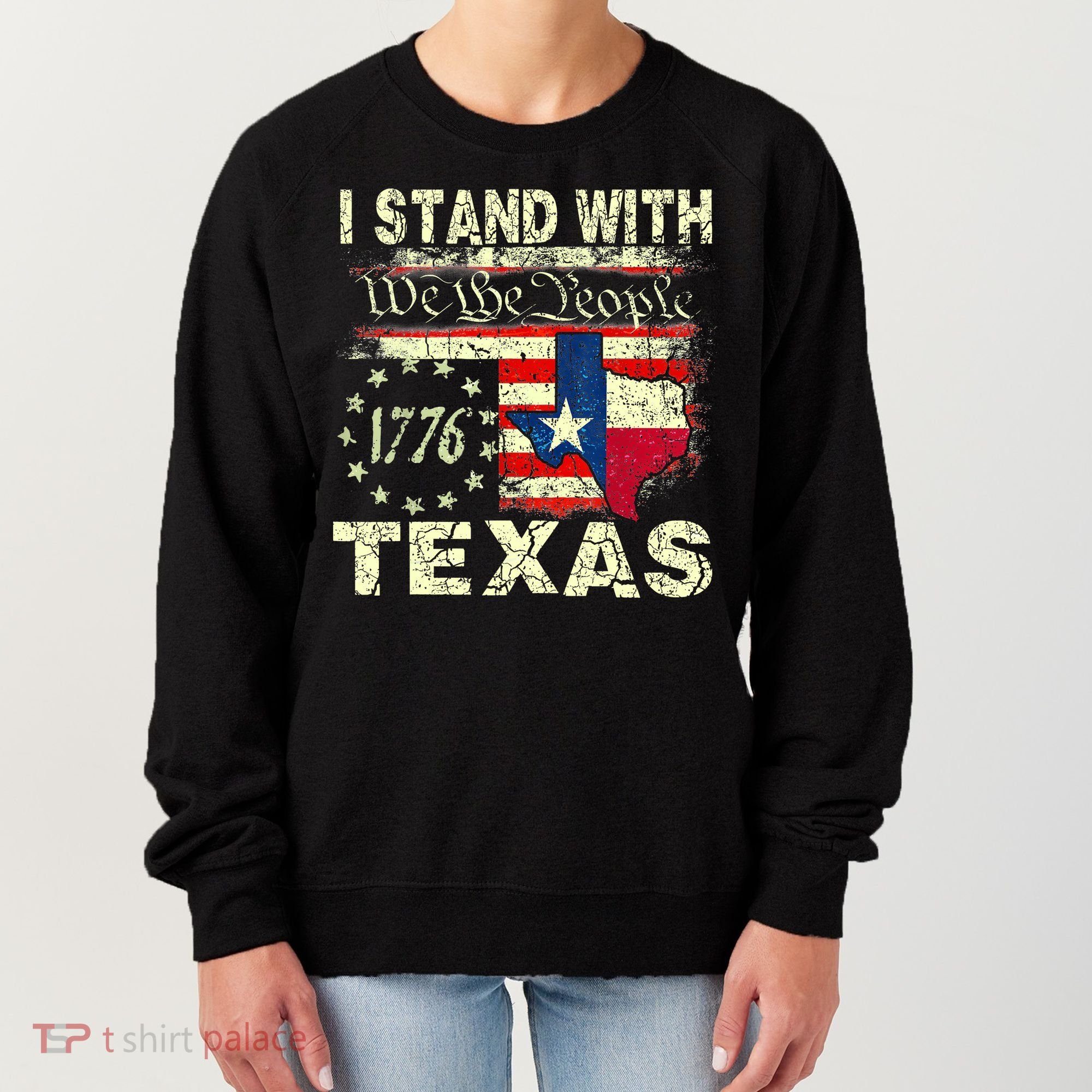 I Stand With Texas Women's Sweatshirt