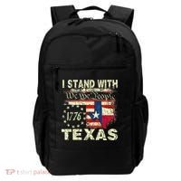 I Stand With Texas Backpack thumb 0