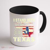 I Stand With Texas Coffee Mug thumb 1