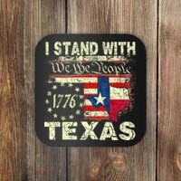 I Stand With Texas Coaster thumb 0