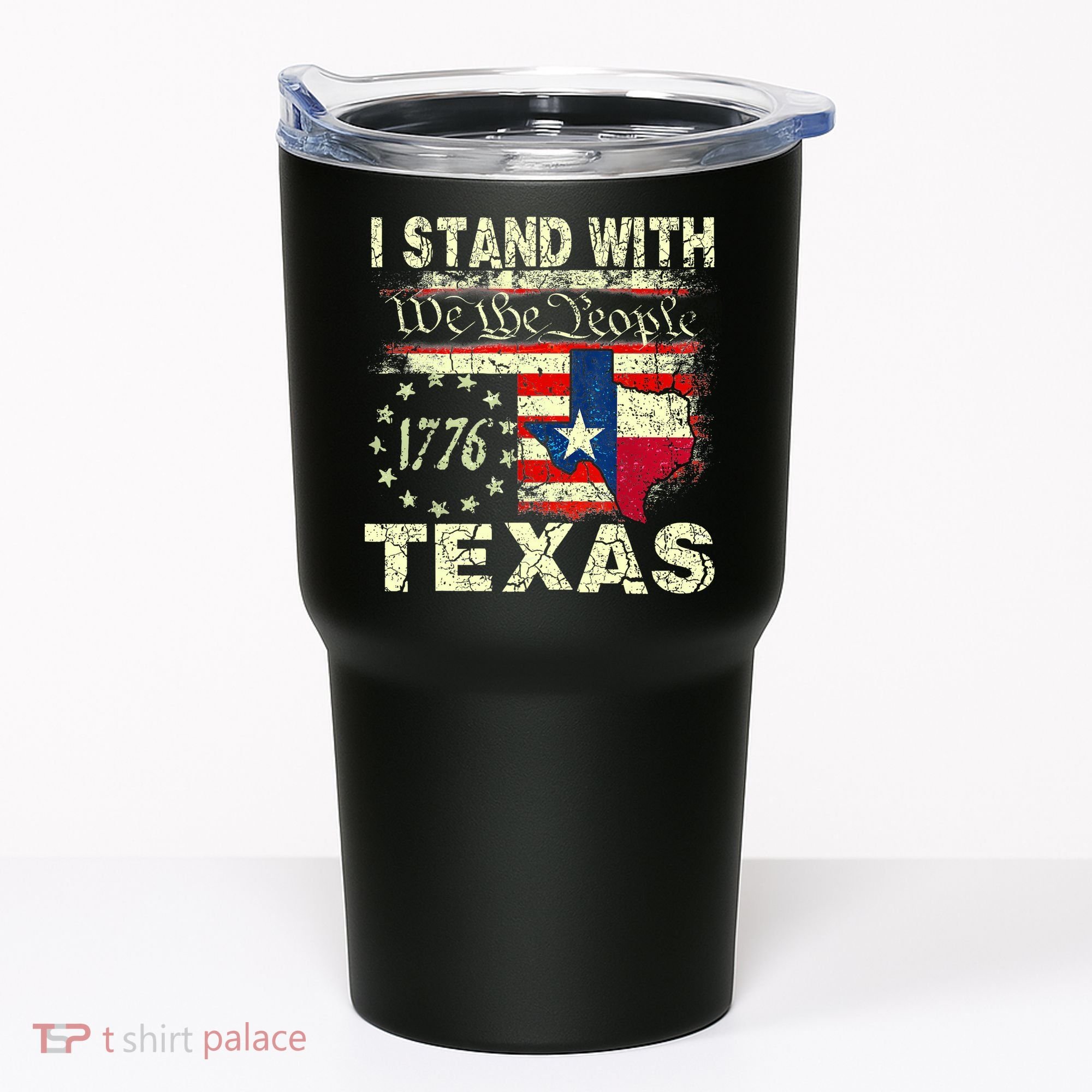 I Stand With Texas Tumbler