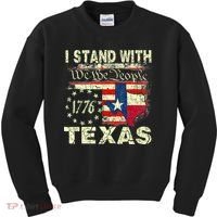 I Stand With Texas Kids Sweatshirt thumb 0