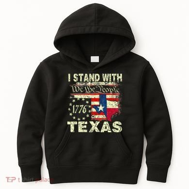 I Stand With Texas Kids Hoodie