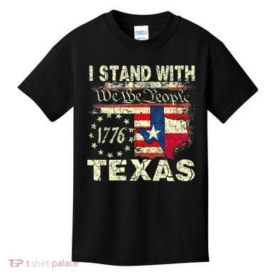 I Stand With Texas Kids T-Shirt