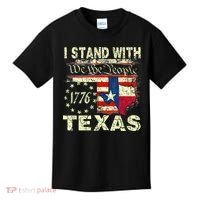 I Stand With Texas Kids T-Shirt thumb 0