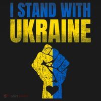 I Stand With Ukraine Ukrainian Flag Support Ukraine Gift Women's Hoodie thumb 2