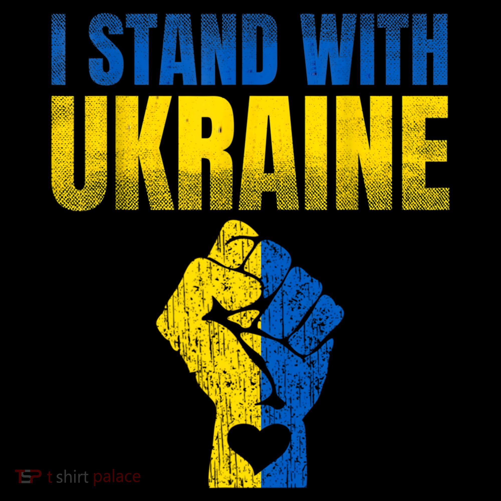 I Stand With Ukraine Ukrainian Flag Support Ukraine Gift Women's Hoodie