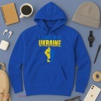 I Stand With Ukraine Ukrainian Flag Support Ukraine Gift Hoodie thumb 3