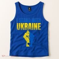 I Stand With Ukraine Ukrainian Flag Support Ukraine Gift Tank Top thumb 2