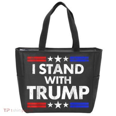 I Stand With Trump Tote Bag