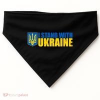 I Stand With Ukraine War USA-Made Doggie Bandana thumb 0