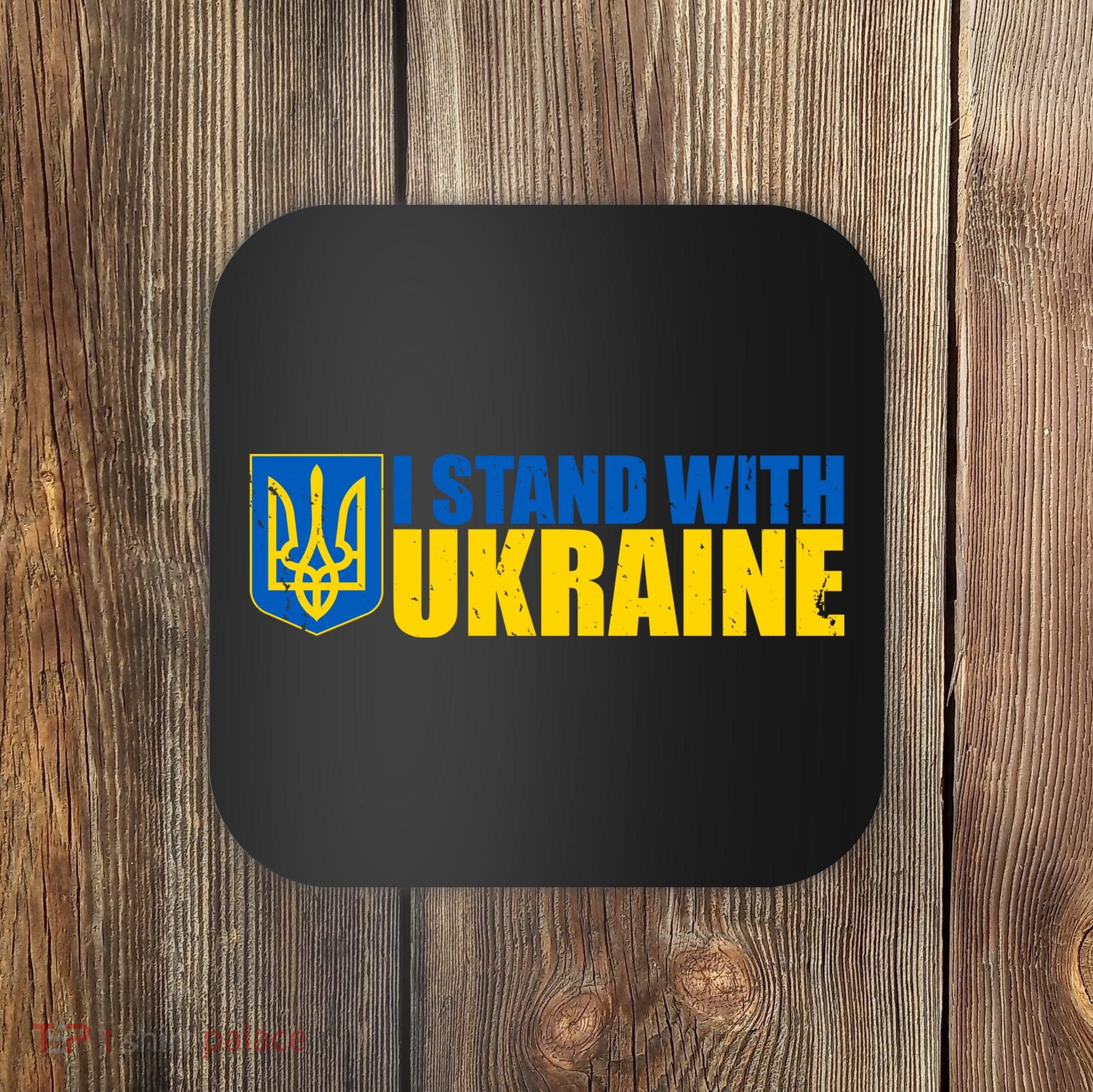 I Stand With Ukraine War Coaster
