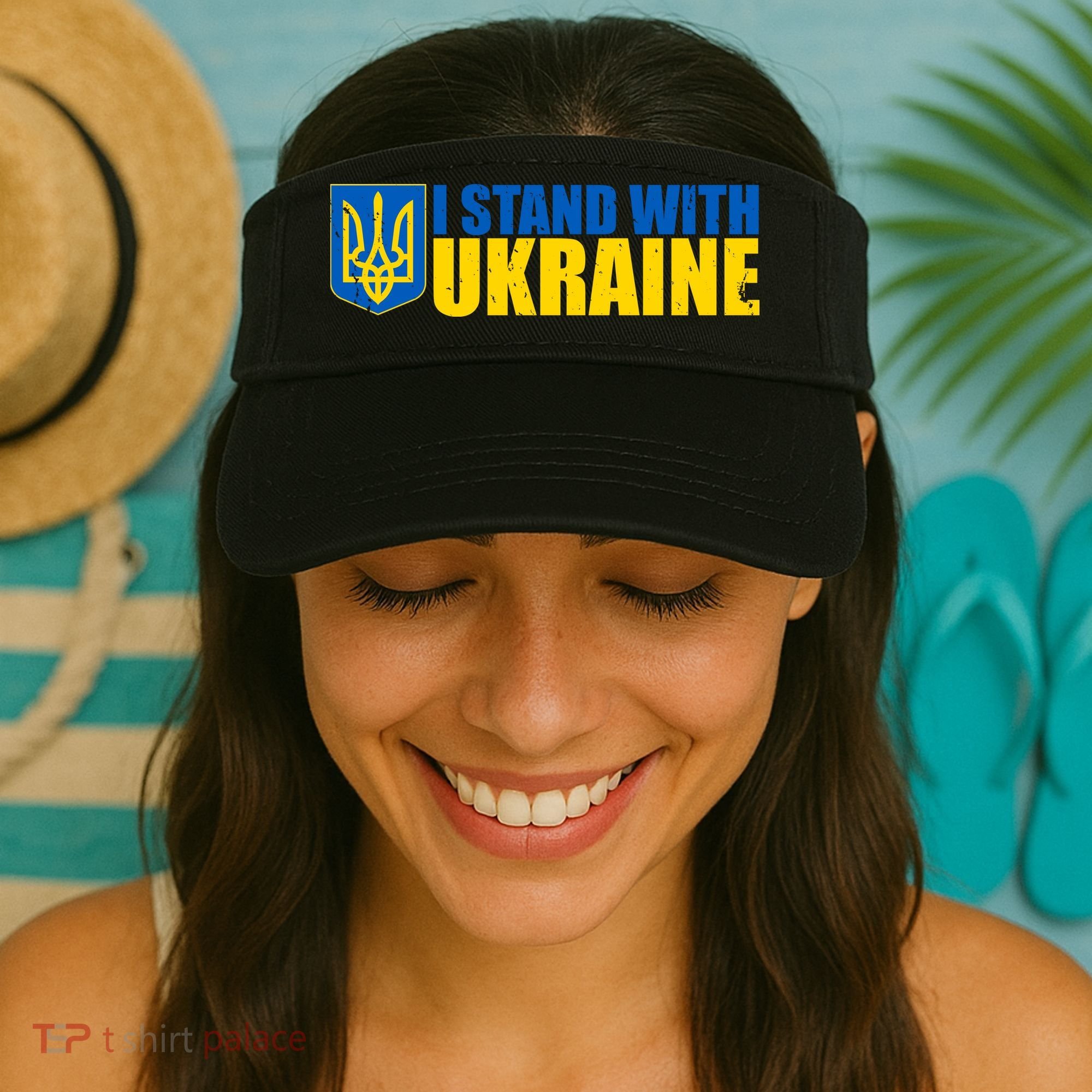 I Stand With Ukraine War Visor