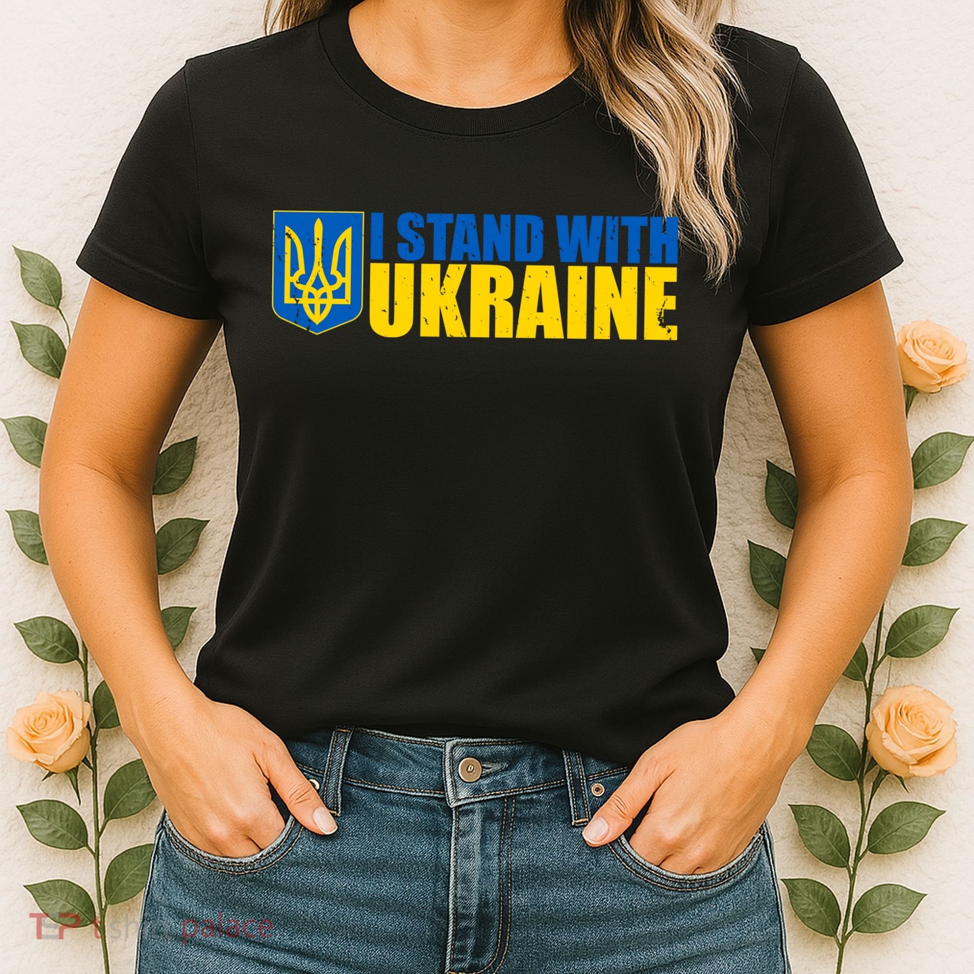 I Stand With Ukraine War Women's T-Shirt