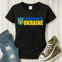I Stand With Ukraine War Women's T-Shirt thumb 3