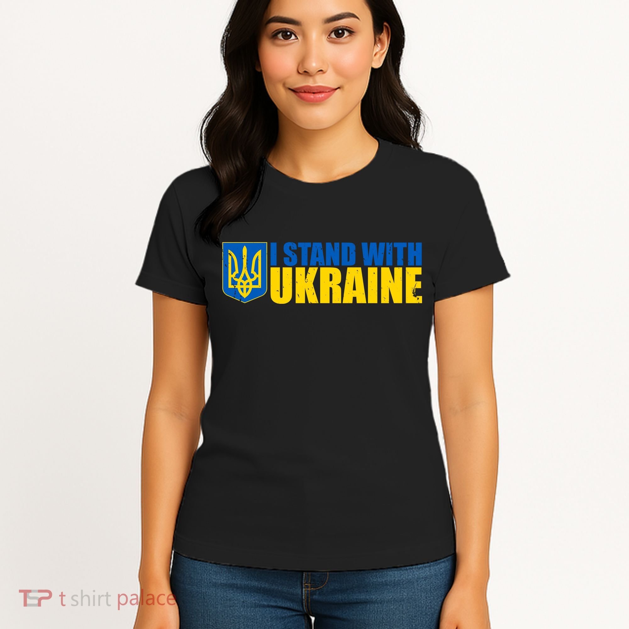 I Stand With Ukraine War Women's T-Shirt