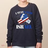 I Stand With Israel Women's Sweatshirt thumb 0