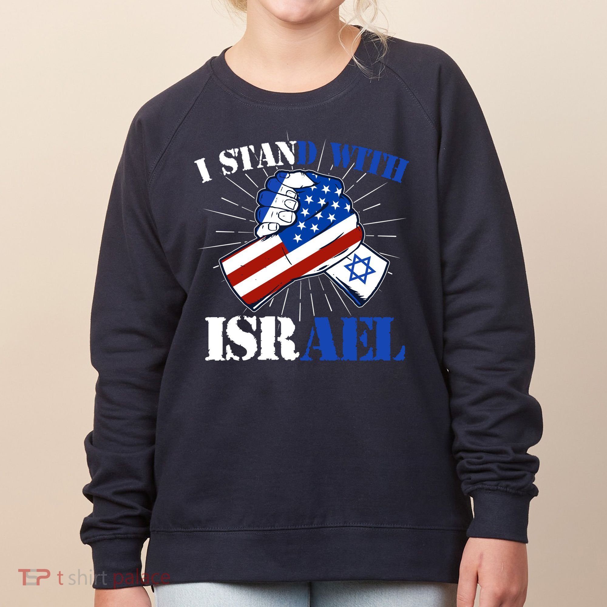I Stand With Israel Women's Sweatshirt