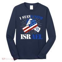 I Stand With Israel Long Sleeve Shirt thumb 0
