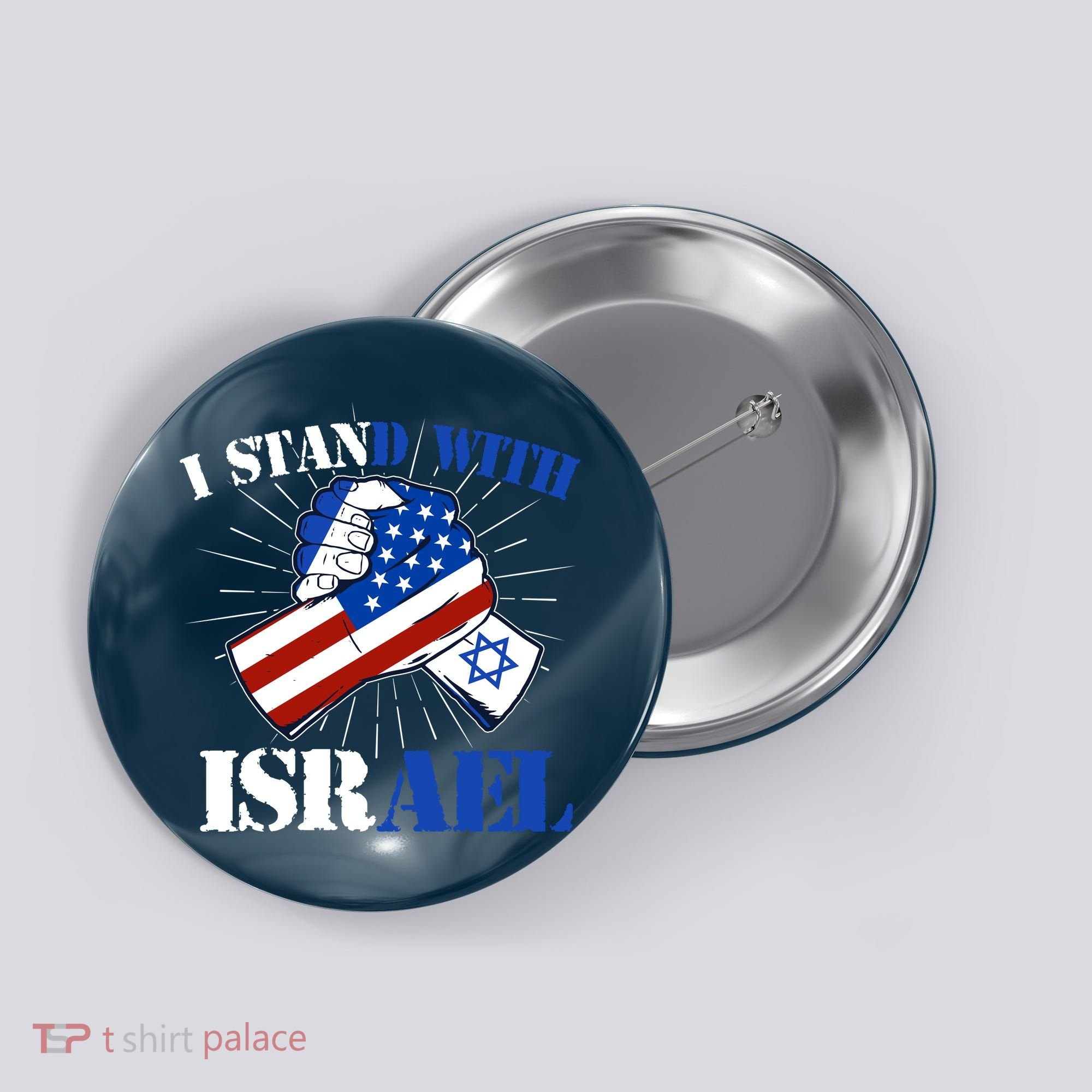 I Stand With Israel Button