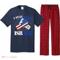I Stand With Israel Pajama Set thumb 0