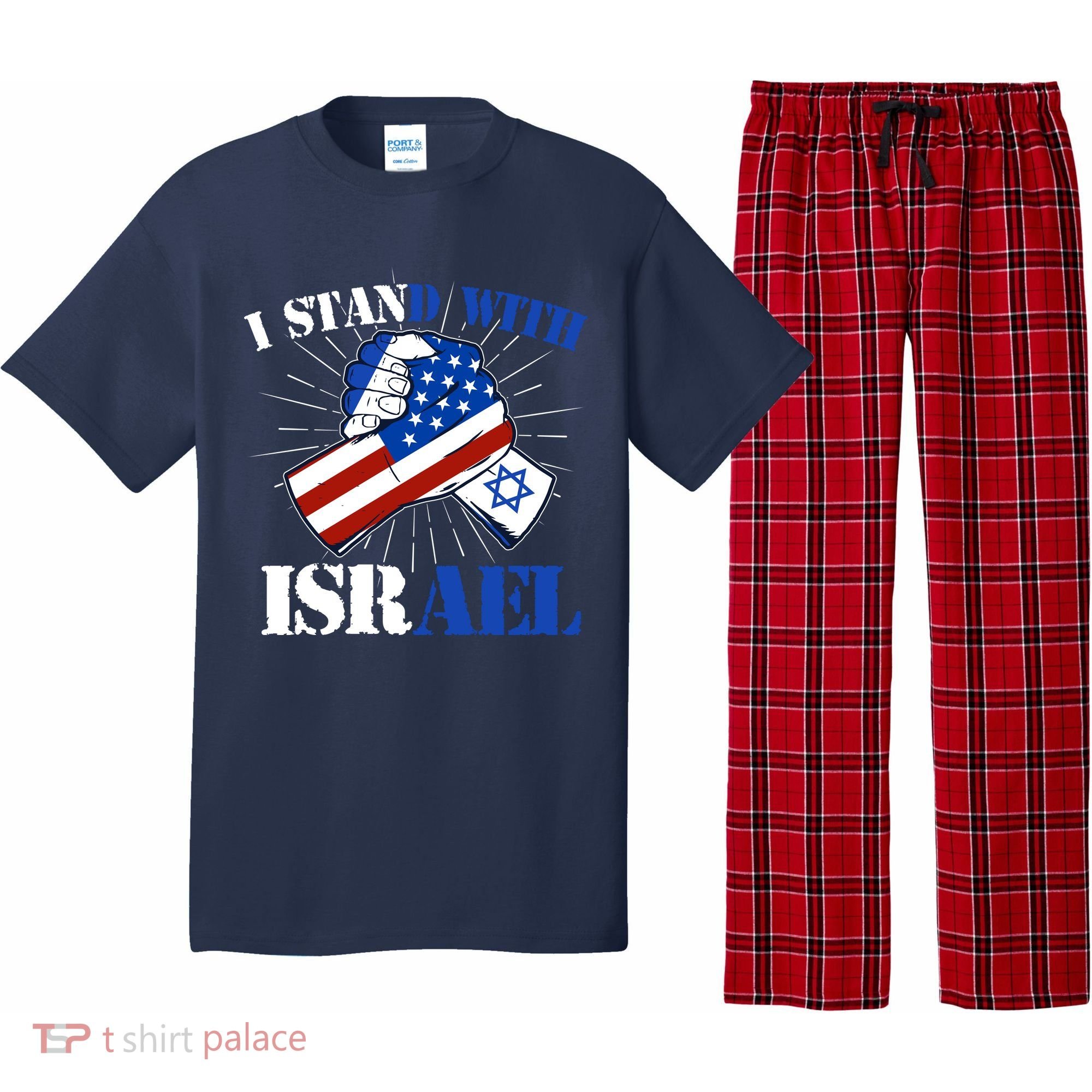 I Stand With Israel Pajama Set