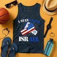 I Stand With Israel Tank Top thumb 4
